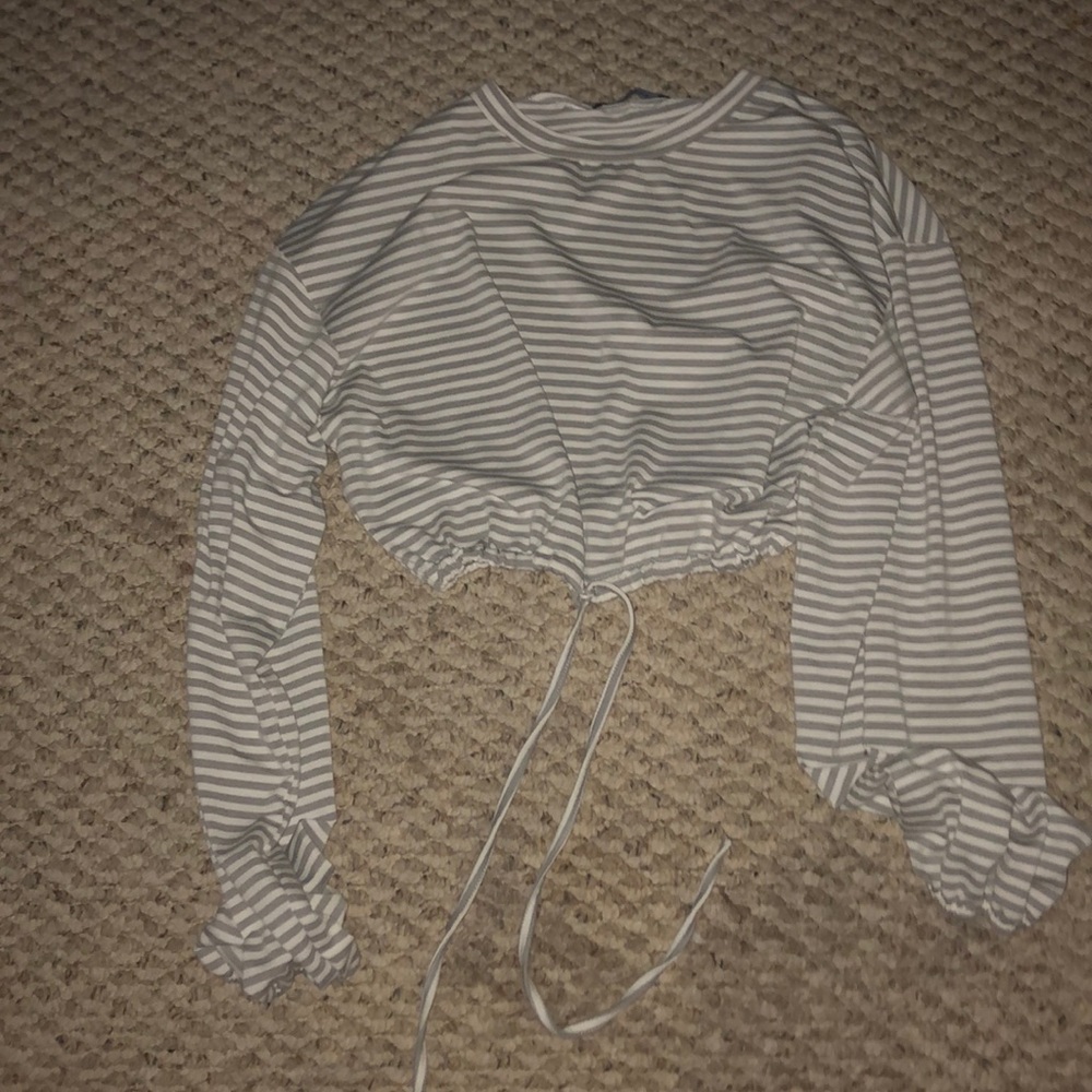 Long sleeve crop top